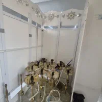 لوازم کافه پارتیشن،دیوارپوش،بیسیم،چاپگر،قلیان