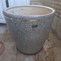 گلدان بزرگ سرامیکی لعاب دار