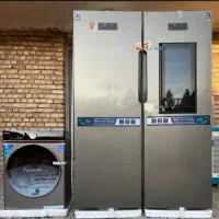 یخچال و فریزر دوقلو naknak/درب شیشه ایی/منصفترین