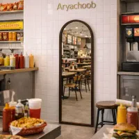 آینه گنبدی گردویی آلیشا