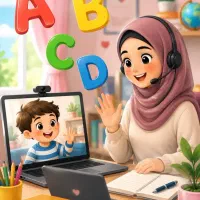 کلاس های آنلاین زبان انگلیسی کودکان نیمه خصوصی