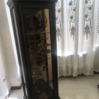 ویترین چوبی منبت دست