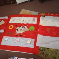 رختخواب وقنداق فرنگی ۴ تیکه.