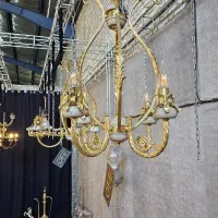 لوستر سنگی و برنزی جدید|لوستر و چراغ آویز|رباط‌کریم, شهرک صنعتی صباشهر|دیوار