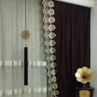 پرده پذیرایی با مدال و دستک