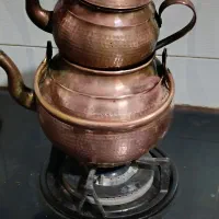 قوری کتری مسی