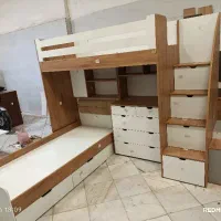 تخت دو طبقه کد ۵۸۰|تخت و سرویس خواب|مشهد, توس (بلوار توس)|دیوار