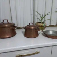 ست قابلمه مسی