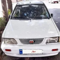 پراید ۱۴۱ سفید  با فرمان  هیدرولیک