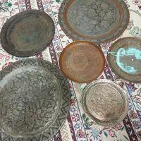 سینی مسی|کلکسیون اشیاء عتیقه|تهران, وصفنارد|دیوار