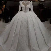 اجاره لباس عروس مدل عربی مزون گول