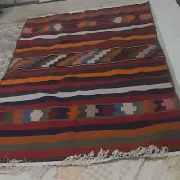 گلیم دست بافت با نقش نگار زیبا