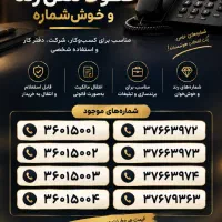 فروش چند خط تلفن رند و خوش‌شماره مناسب کسب‌وکار