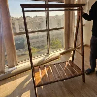 رگال چوبی و چهارپایه چوبی