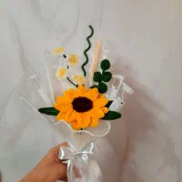 دسته گل آفتابگردون پیپ پاکن
