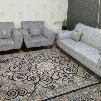 مبلمان و آینه و کنسول میز تلویزیون.جا کفشی