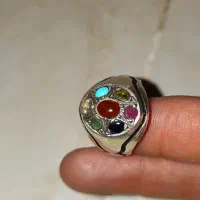 انگشتر نقره جواهری