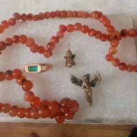 انگشتر سکه نقره سنگ دستبند آویز تسبیح گوهر