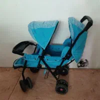 کالسکه دوقلو وزن تا۱۰۰کیلو