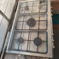 اجاق گاز 5 شعله طرح فر تمام استیل