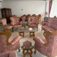 دست کامل مبل چوب گردو