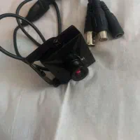 دوربین مداربسته کوچک و میکروفن و لنز
