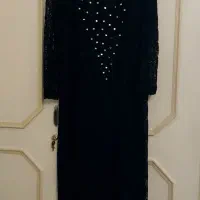 پیراهن گیپور مشکی سایز ۴۰ تا ۴۲