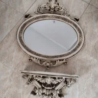 آینه ومیز رزین
