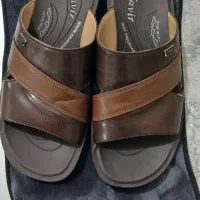 دمپایی چرم مردانه