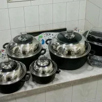 سرویس قابلمه چدنی 13پارچه سورماک..