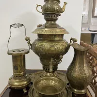 سماور زغالی کامل|سماور، چای‌ساز، قهوه‌ساز|تهران, خزانه|دیوار