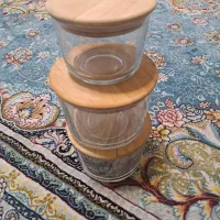 سه عدد ظرف در چوبی