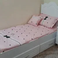 تختخواب تک نفره همراه باتشک