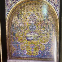 دیوان حافظ با کاشی کاری کاخ گلستان
