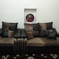 مبل راحتی ۷ نفره و میز جلو مبلی