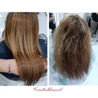 کراتینه پروتینه ابریشم سازی با تضمین کار سه ساله