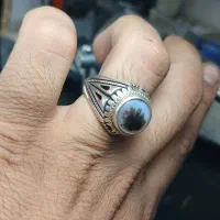 انگشتر نقره شجر قائن