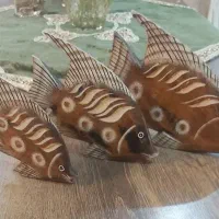 سه عددماهی چوبی