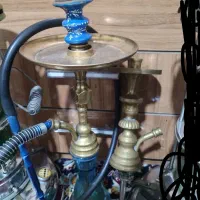 قلیان برنجی سنگین کامل