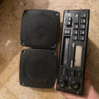 ضبط کاست  و دو باند مارک فیلیپس  (انتیک)
