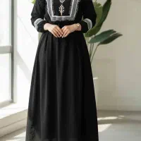 لباس زنانه پیراهن ماکسی ترنج شیکان کده