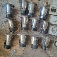 هالوژن . کلید و پریز . قفل اتاق