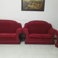 مبل 7نفره با جلو مبلی و میز عسلی