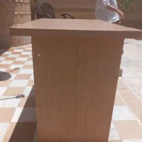 صندلی چرخدار همراه با و میز تحریر،کامپیوتر