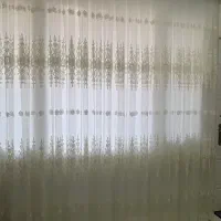 پرده توری طرحدار