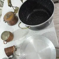 خریدوفروش/تعویض/ ظروف روحی/ مسی/ برنجی در محل نقد