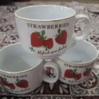 فنجون چینی طرح گیلاس