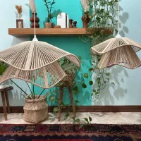 لوستر مکرومه ورافیا با (سابقه کاری ۷ سال )