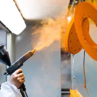 استخدام رنگ کار
