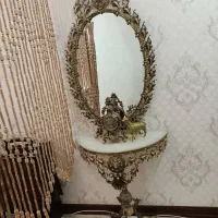 آینه کنسول و میز و ساعت برنز اصل